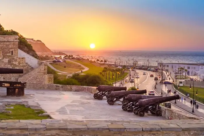 guided tour of tangier at sunset with panoramic city and sea views