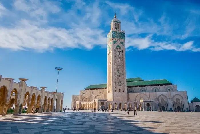 Hassan II Mosque in Casablanca on a Morocco 12 day itinerary
