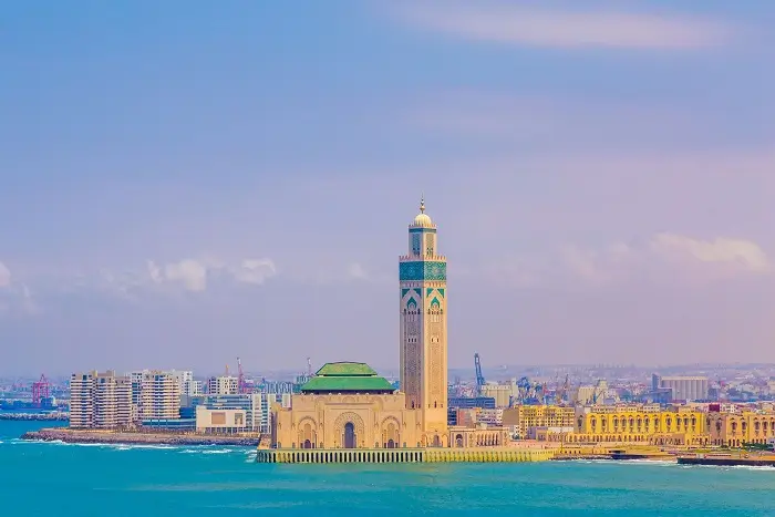 Hassan II Mosque in Casablanca during a 15 Day Morocco Tour