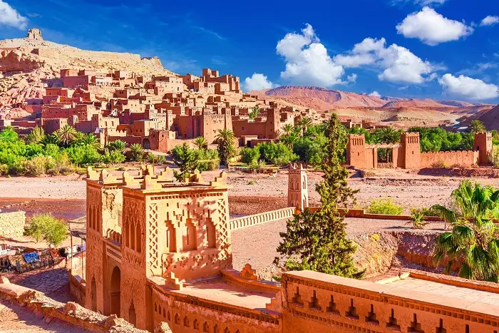 UNESCO-listed Ksar Ait Benhaddou during an 8 days in Morocco tour